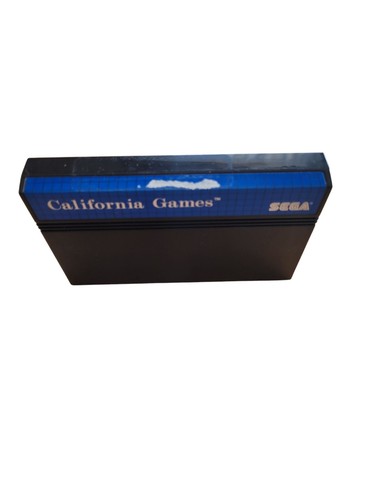 Boîte et cartouche de jeu vidéo California Games de Sega Boîte et cartouche de jeu vidéo California Games de Sega