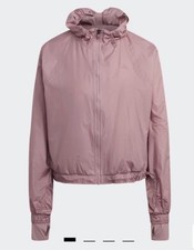 Adidas Women's Versatile Windbreaker Jacket Pink Size small Brand New ref#e8