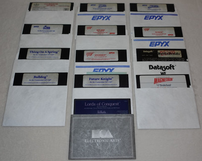 Commodore 64 Games Magnetron Review Copy Future Knight Some Manuals 13 Game Lot