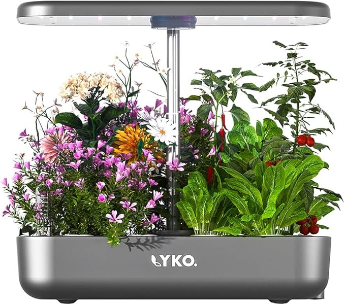 Гидропонная система выращивания LYKOCLEAN LYKO 12 Pods Garden 36W 80 LED - Серый 9290₽