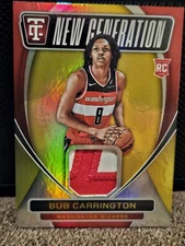 2024-25 Panini Totally Certified - Bub Carrington #NGJ-BCR- GOLD MIRROR 2/10 RPA