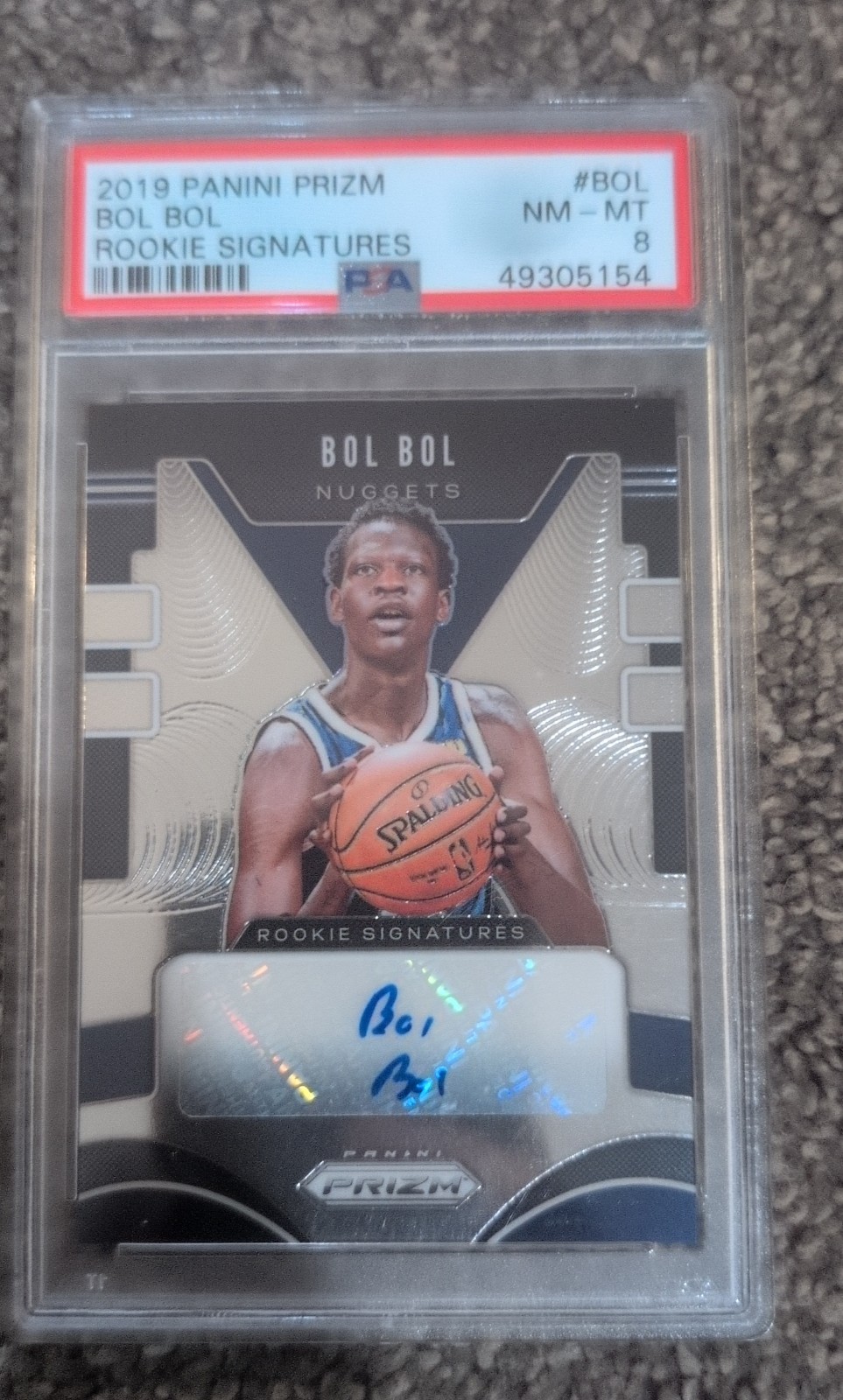 2019-20 Panini Prizm - Rookie Signatures Bol Bol #RS-BOL (AU, RC)