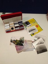 Collection Of Vintage Photographs And Photo Slides Locomotives Trains