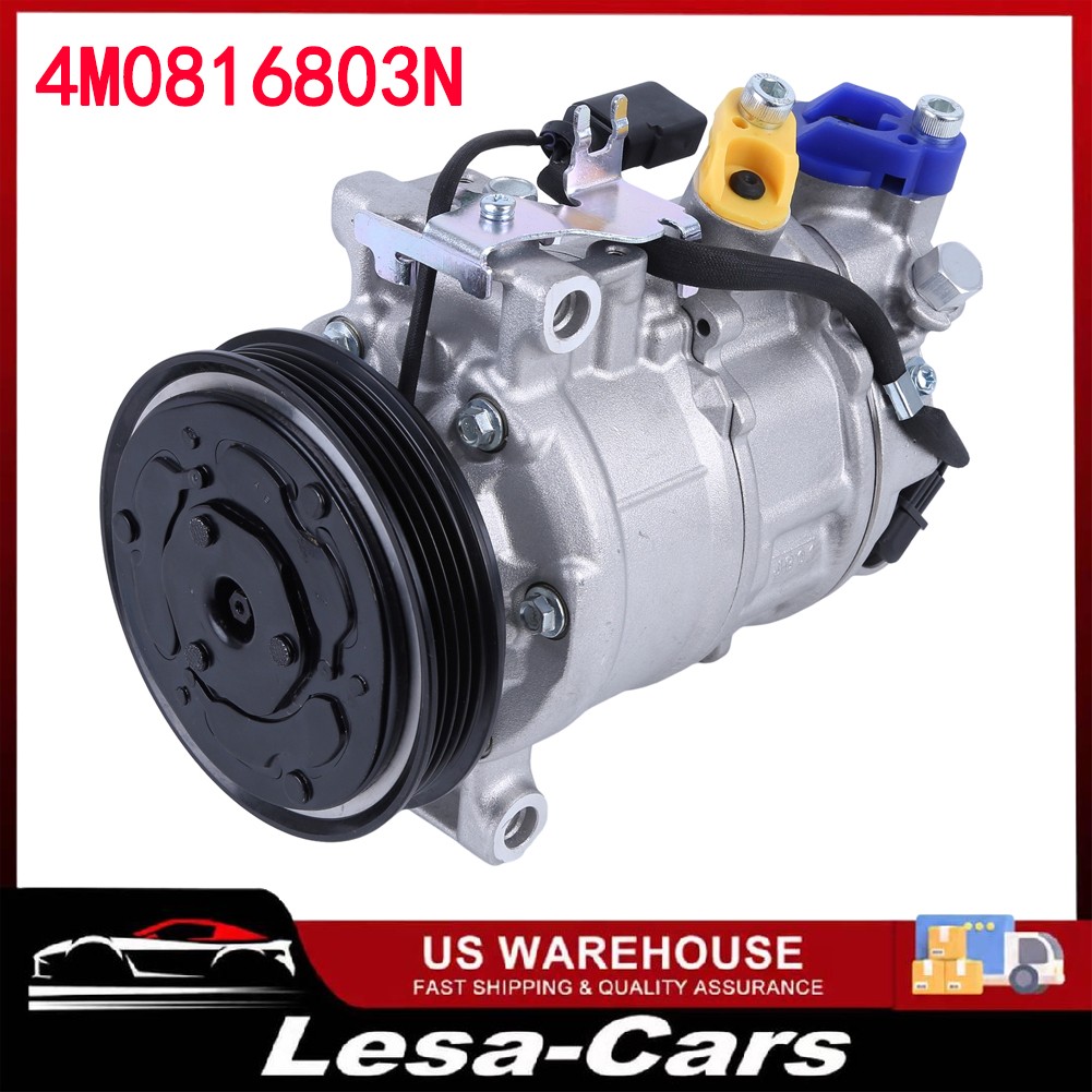 Bentley Bentayga 2016 Compressor with bracket P/N 4M0816803N