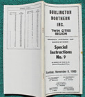 4x Burlington Northern Railroad Employee Special Instructions Denver Billings RR — photo 7