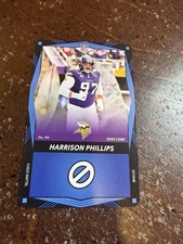 2025 NFL UNO Elite Core #144 Harrison Phillips Blue & Red 2 Card Lot