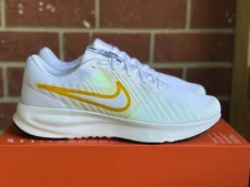 Nike Run Defy White Lemon Lime Size 10.5 Mens New Sneakers Running Shoes