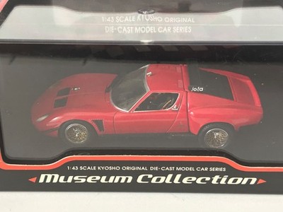 Kyosho 1:43 Lamborghini Jota SVR Red Museum Collection Diecast
