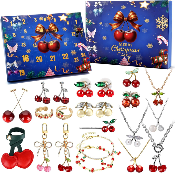 Schmuck Adventskalender 2025, Adventskalender MäDchen, 24 Tage Weihnachten Count-image