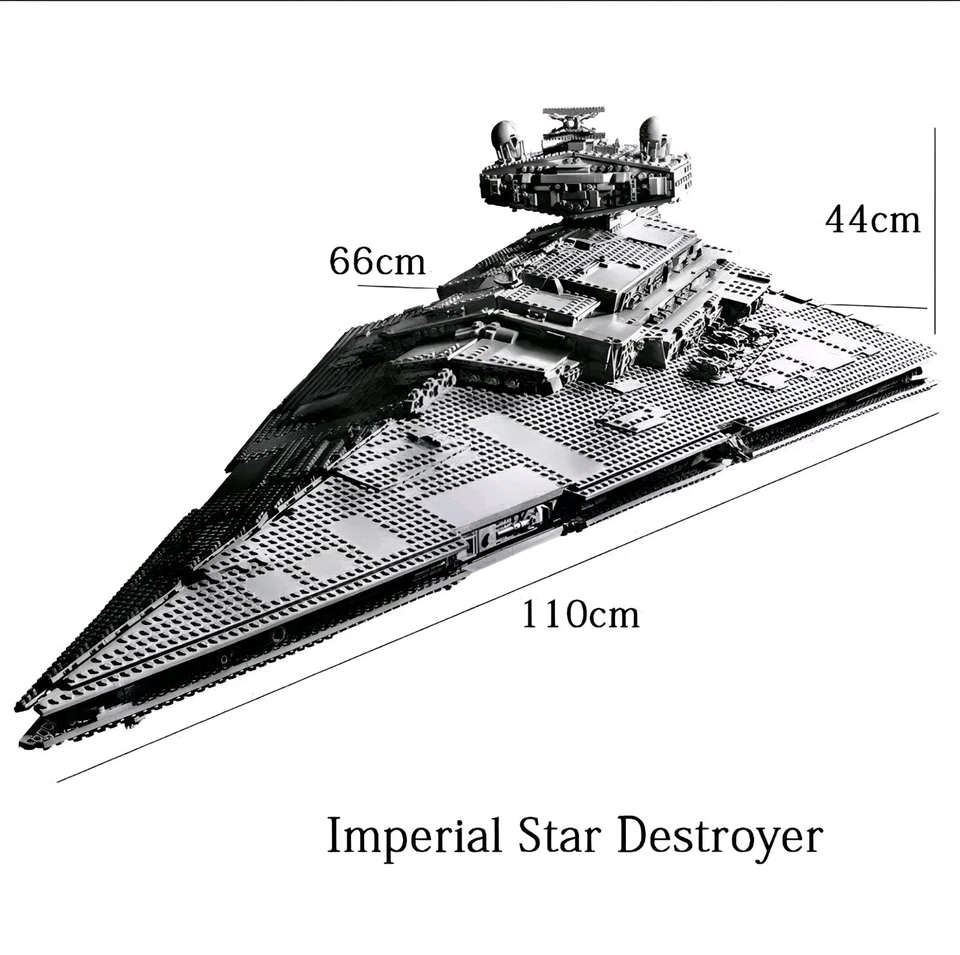 Nuevo Destructor Estelar Imperial (75252) (4796 piezas) réplica - Se envía desde EE. UU. Foto 4 de 4