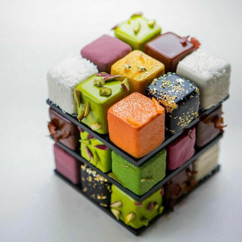 Silicone Moulds Candy Cookies Decorating Mold Cube Cake Square Chocolate - Picture 9 of 11