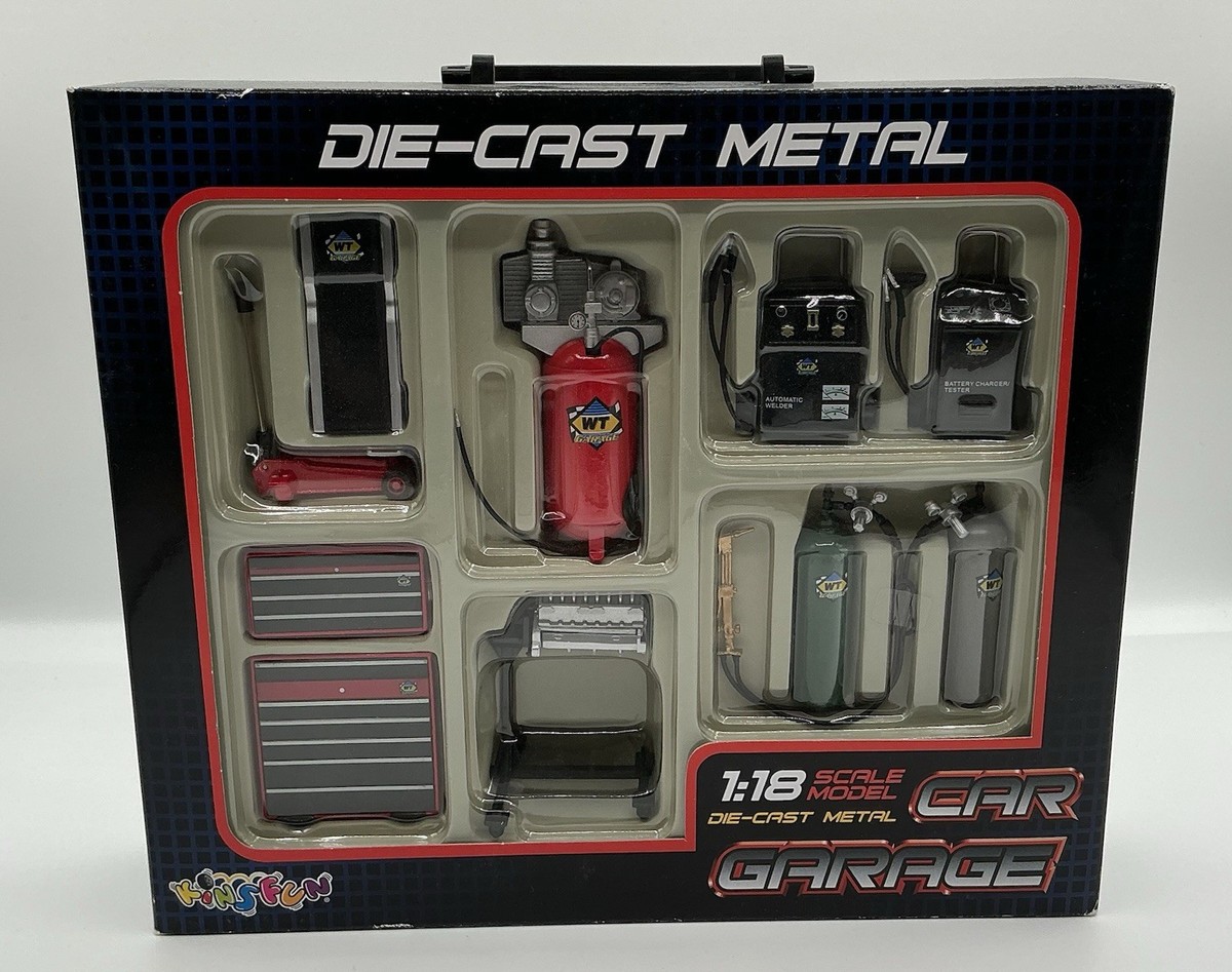 KINSFUN ダイキャスト 1/18 CAR GARAGE ガレージツール KINSFUN ダイ