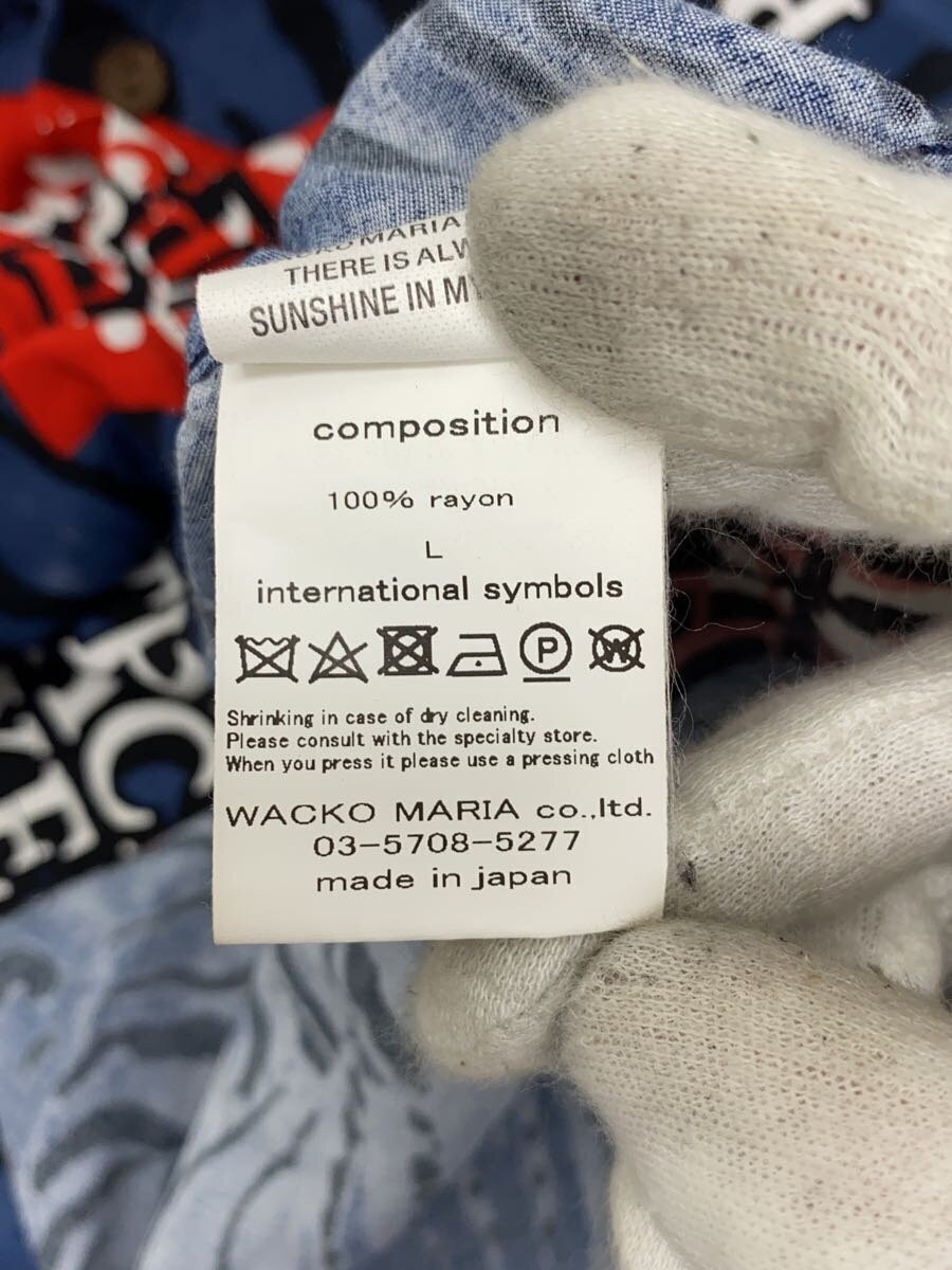 WACKO MARIA BLACK EYE PATCH 22SS Short sleeve shirt L Rayon WACKO MARIA BLACK EYE PATCH 22SS Short sleeve shirt L Rayon