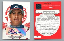 2005 Topps Rookie Cup #154 Yunel Escobar Auto (Orange 360/399) Atlanta Braves