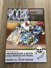 poole speedway programme 10th july 2002 v oxford cheetahs