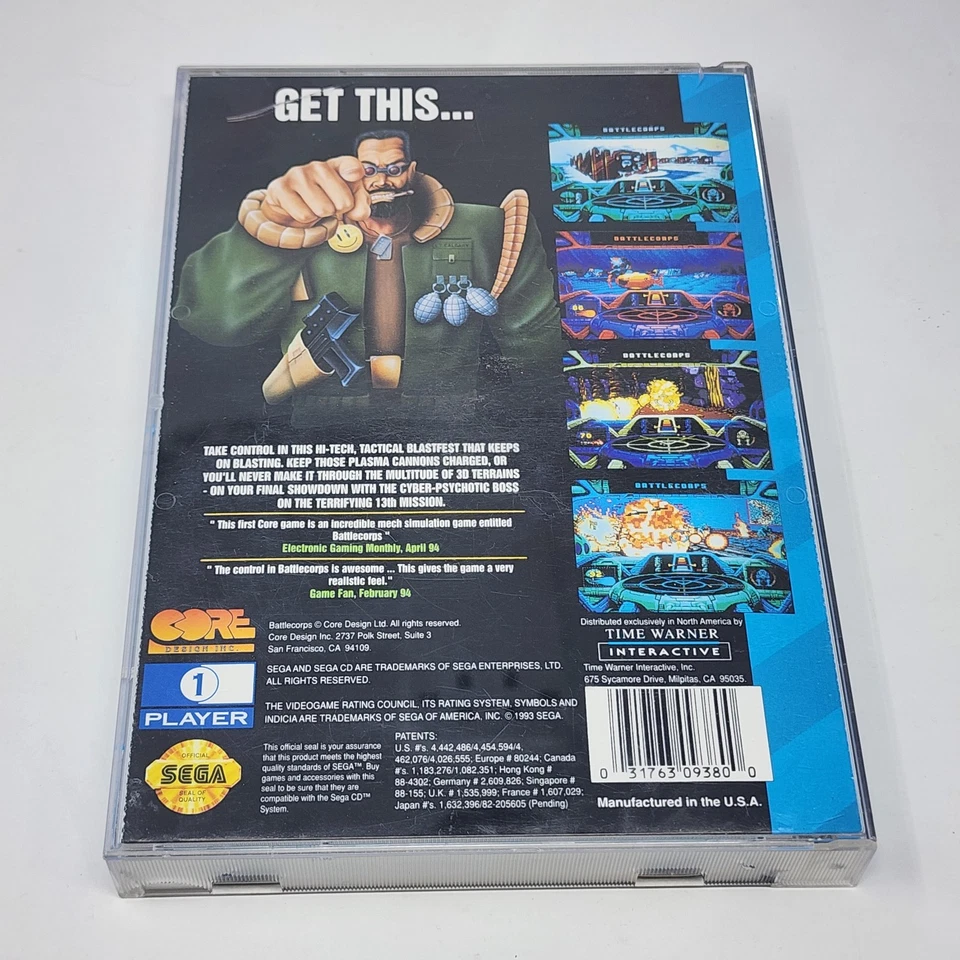 Battlecorps (Sega CD) CIB Complete - TESTED - Image 3 of 4