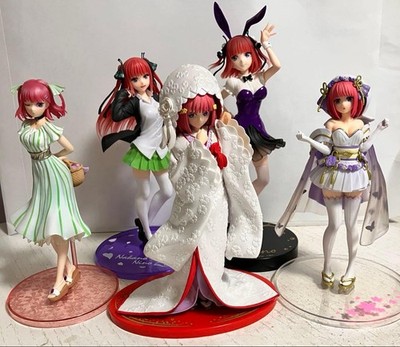 The Quintessential Quintuplets Nino Nakano Figure Set of 5 BANDAI
