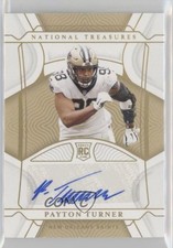 2021 National Treasures Rookie Signatures Holo Gold 7/10 Payton Turner Auto 1m1a