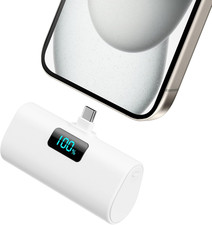 Mini Portable Charger for Iphone 17/16,Upgraded 5500Mah PD USB C Power Bank,Trav