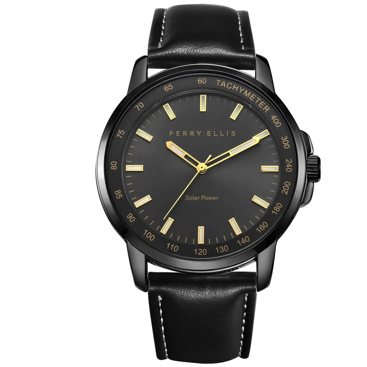 Perry Ellis Solar Powered Mens Watch | Round | 43 MM | eBay