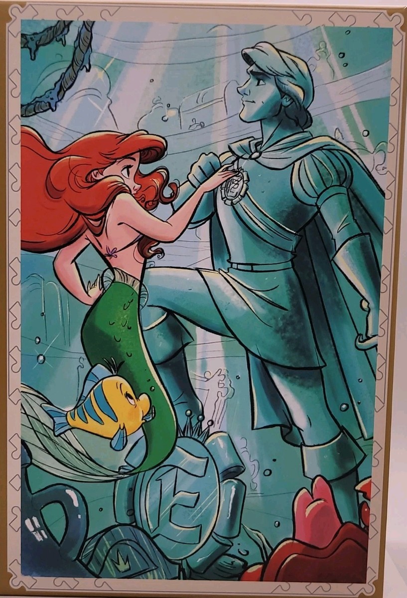 Disney Parks Signature Puzzle The Little Mermaid 35th Anniversary