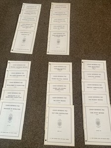 U.S. Army Engineer School Lesson Reference Files Lot Of 25 1967-1968 Instruction