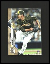 2020 Andres Munoz Rookie Card - Topps #56 Gold /2020 San Diego Padres. rookie card picture