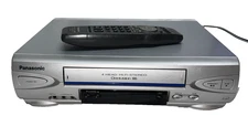 Panasonic 4 Head VCR PV-V4523S Hi-Fi Stereo Omnivision VHS w/Remote-USED/WORKS