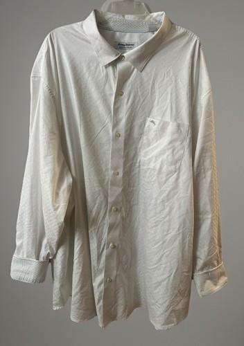 Tommy Bahama Sarasota Stretch Ventura Isles IslandZone Stripe LS Herren Hemd 4XLB