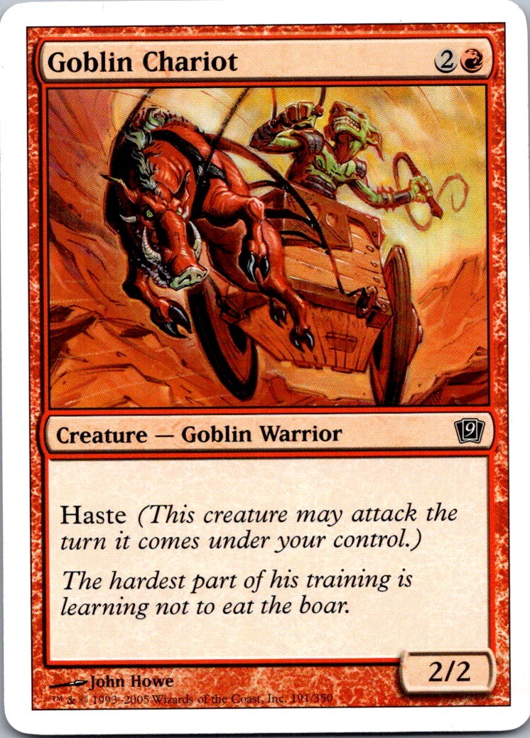 Goblin Chariot C 9ED #191 NM MTG Magic