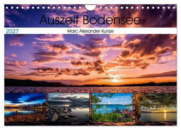 Auszeit Bodensee (Wandkalender 2027 Din A4 Quer), Calvendo Monatskalender-image