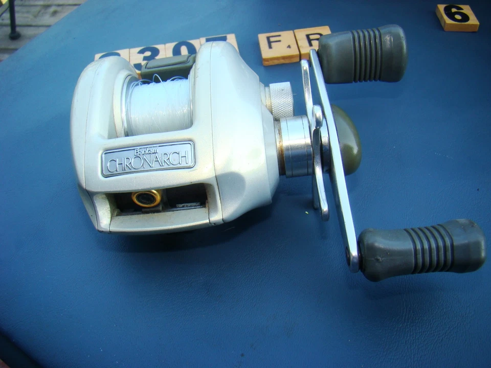 V8307 FR SHIMANO BANTAM CHRONARCH 101A LEFT HAND RETRIEVE FISHING REEL - Image 3 of 4