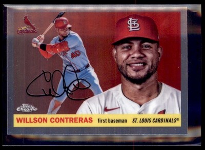 2025 Topps Chrome Platinum Willson Contreras St. Louis Cardinals #108