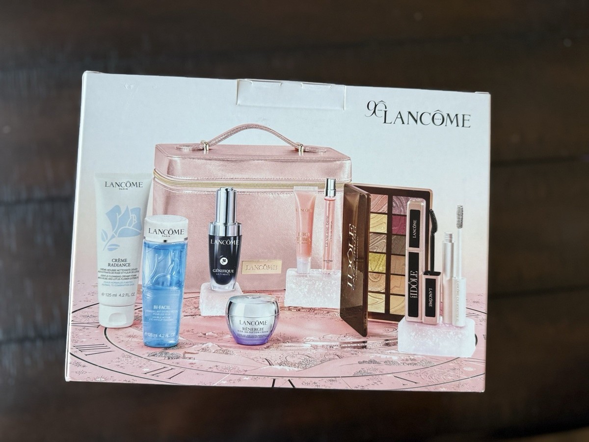 NIB LANCOME Holiday Beauty Box Collection Complete Set Blockbuster