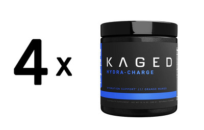 4 x Kaged Muscle Hydra-Charge, Orange Mango - 276g (126,80 EUR/kg)