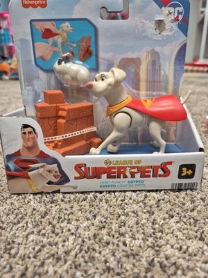 Krypto League Of Superpets Figure Set Hero Punch Superdog 