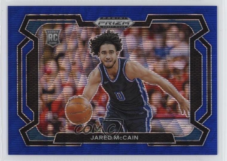 2024 Panini Prizm Draft Picks Blue Wave Variations 226/249 Jared McCain #35 1fa0