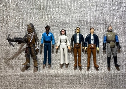 Star Wars Vintage Figure Lot Beaters with 2008 Chewbacca.