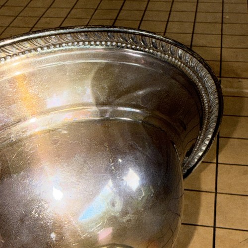 Sterling By Rank M Whiting Weighted And Re Enforced Nut Candy Finish Bowl 4010 - Afbeelding 6 van 23