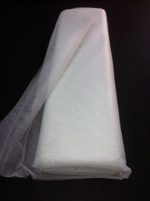 Tulle souple gris clair argent 300 cm tissu rouleau 25m mariage