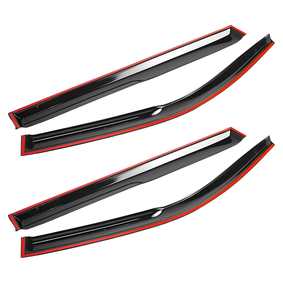 Подлинный дефлектор вентиляционного козырька окна Toyota Highlander 2001-2007 защита от дождя - Изображение 4 из 4