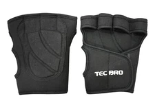 Tecbro Half Finger Sport Weight Lifting Gym Gloves Grippers Exercise Training 