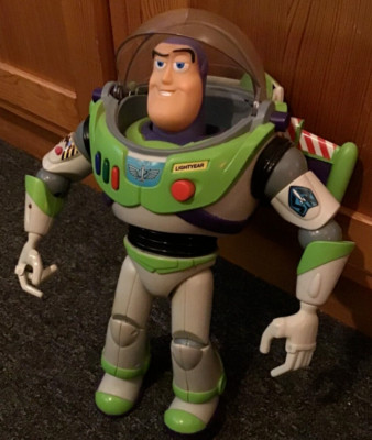 Buzz Lightyear Speaking Ultimate Talking Action Figure Toy Story Sounds 12 inch