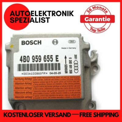 Airbag Steuergeräte 4B0959655E Audi PLUG & PLAY Perfekter Zustand
