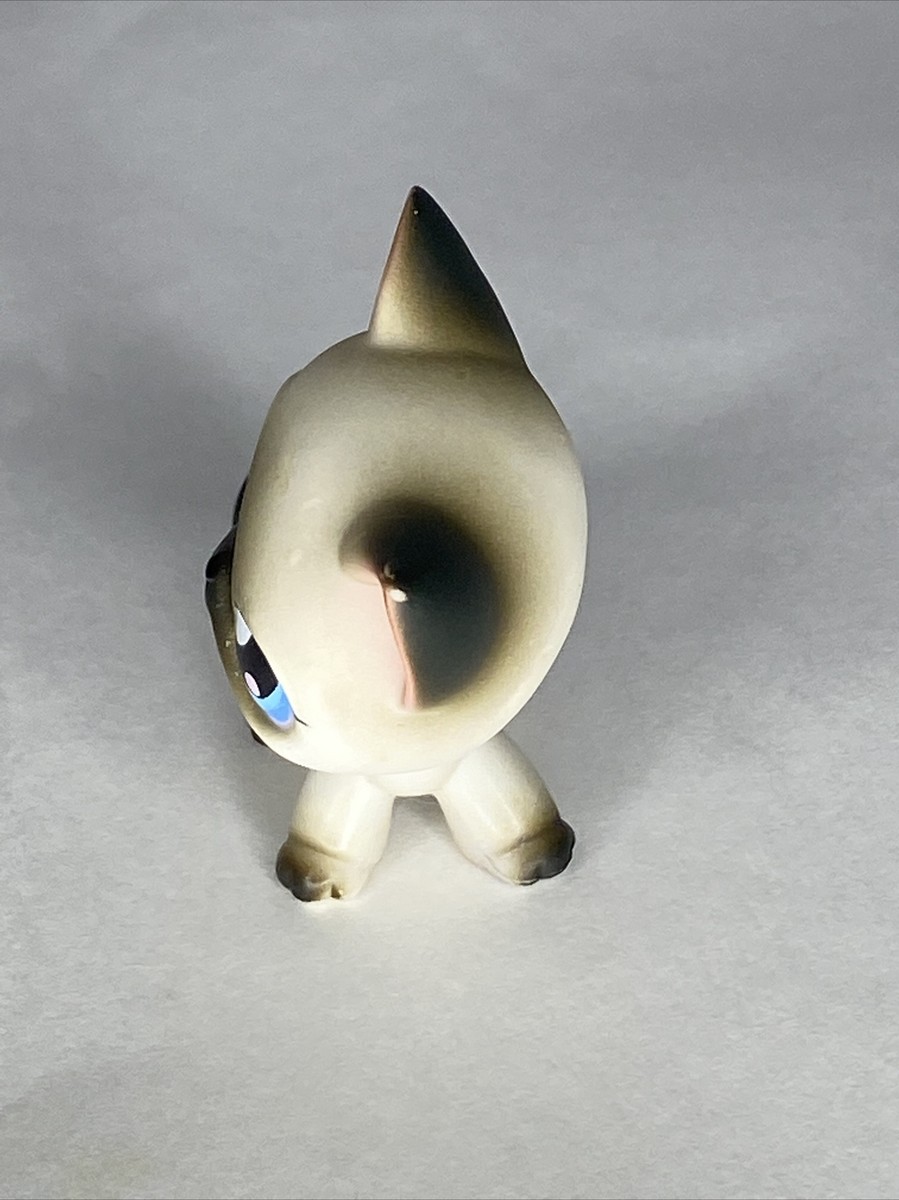 Littlest Pet Shop #5 Gray Siamese Kitty Cat LPS | eBay