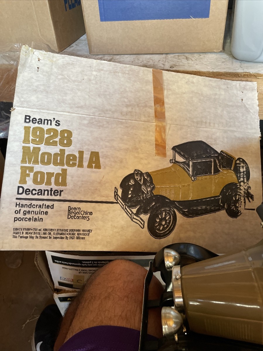 Vintage Jim Beam's 1928 Model A Ford Decanter W/ Original Box | eBay