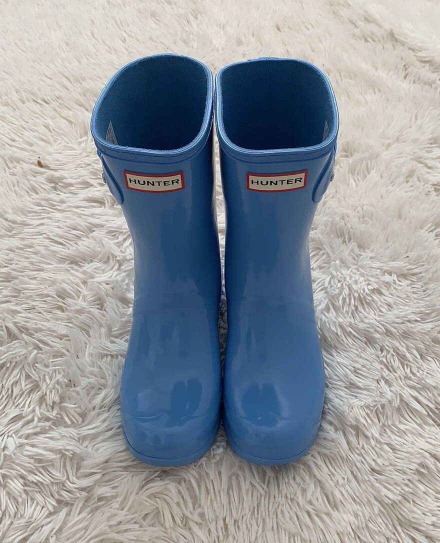 New hunter Original Tour Glossy Rain boots US Size 6 | eBay