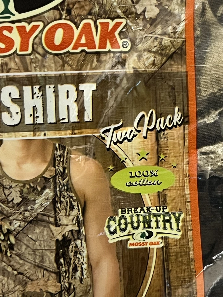 Mossy Oak Mens Camouflage Tank Top Sleeveless Size Medium, 2-Pack Lot of 2 - Image 3 of 4