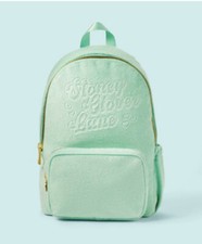 Stoney Clover Lane x Target Terry Cloth Embossed Backpack Light Mint Green NWT