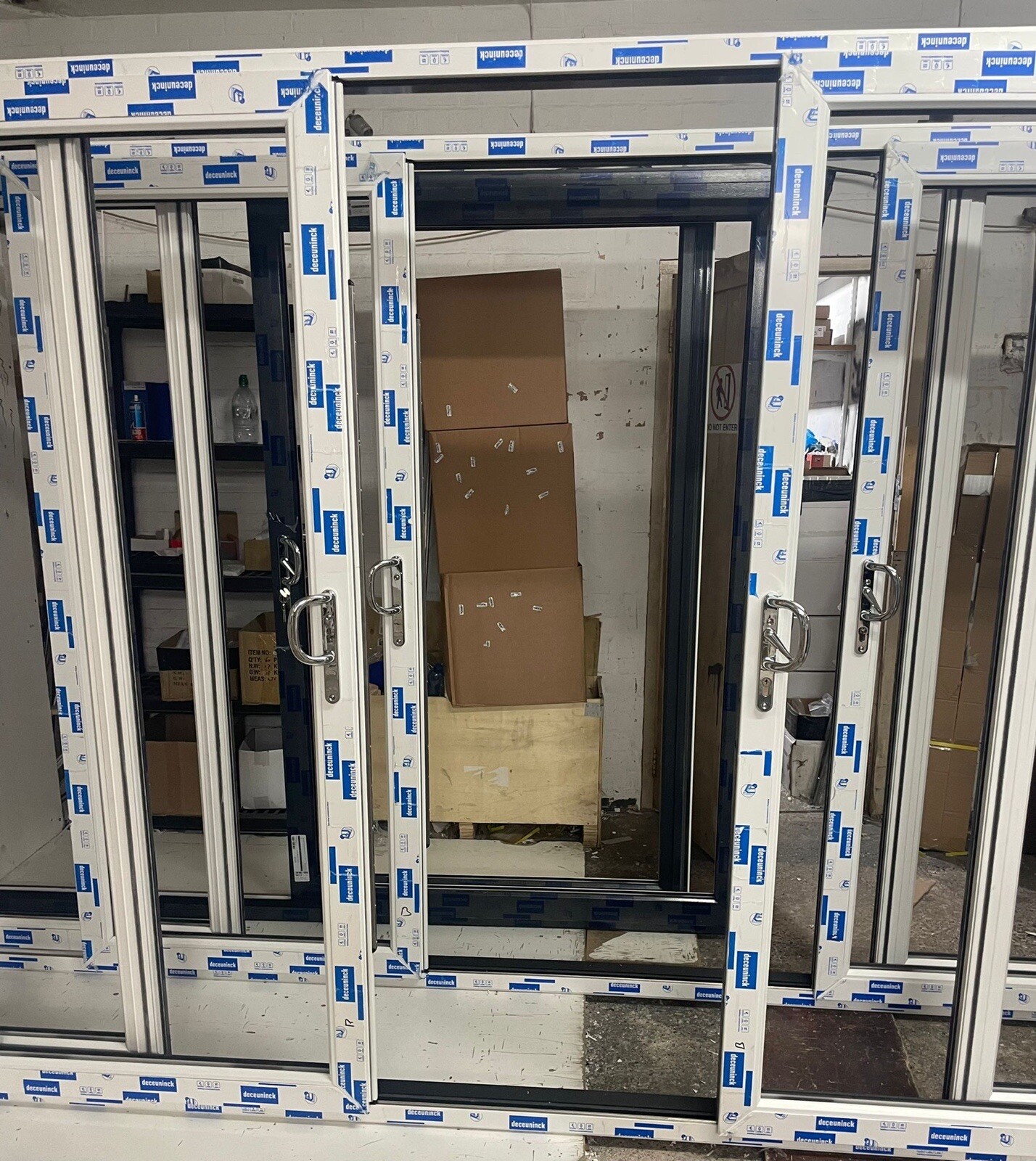 Sliding UPVC patio doors 2400 x 2100 New eBay